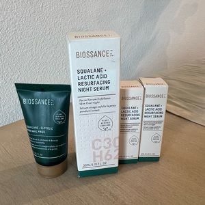 Biossance lactic acid and glycolic acid